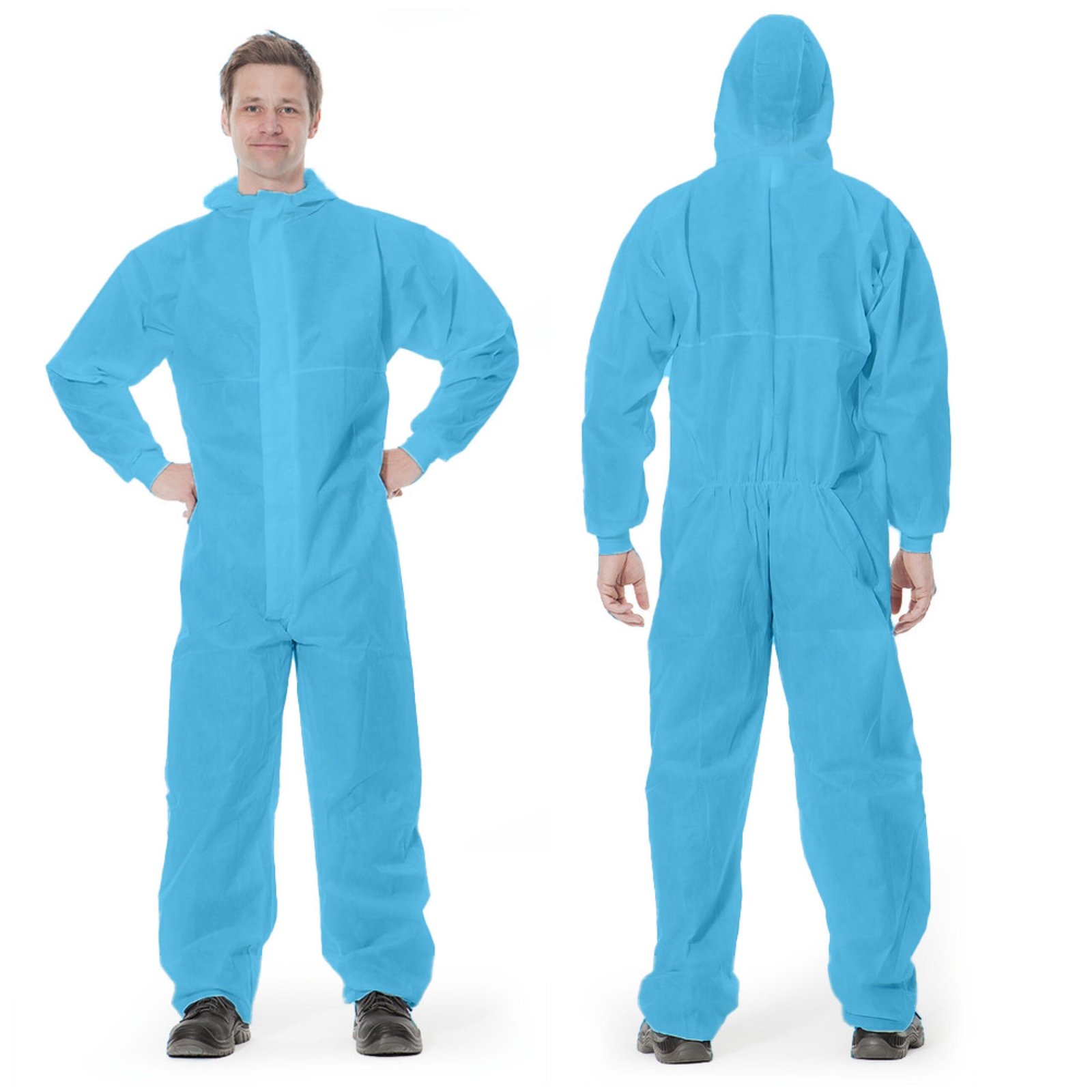 Non woven coverall blue