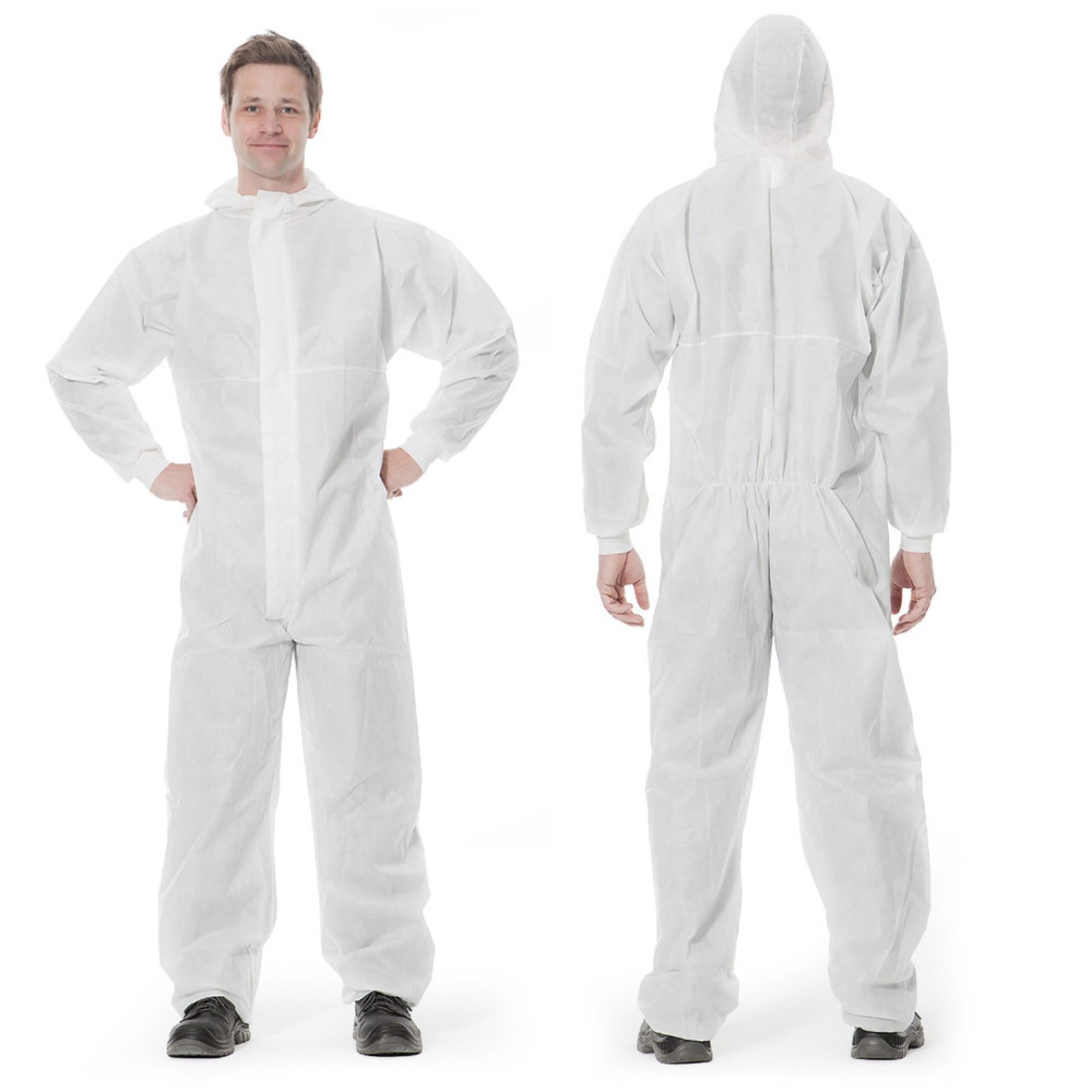 Non woven coverall white