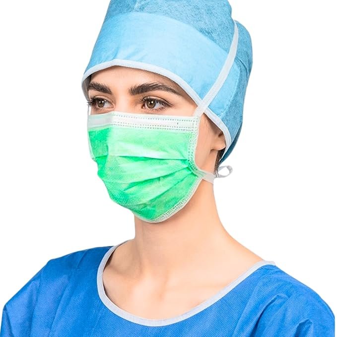 Green_Tie-on_face_mask