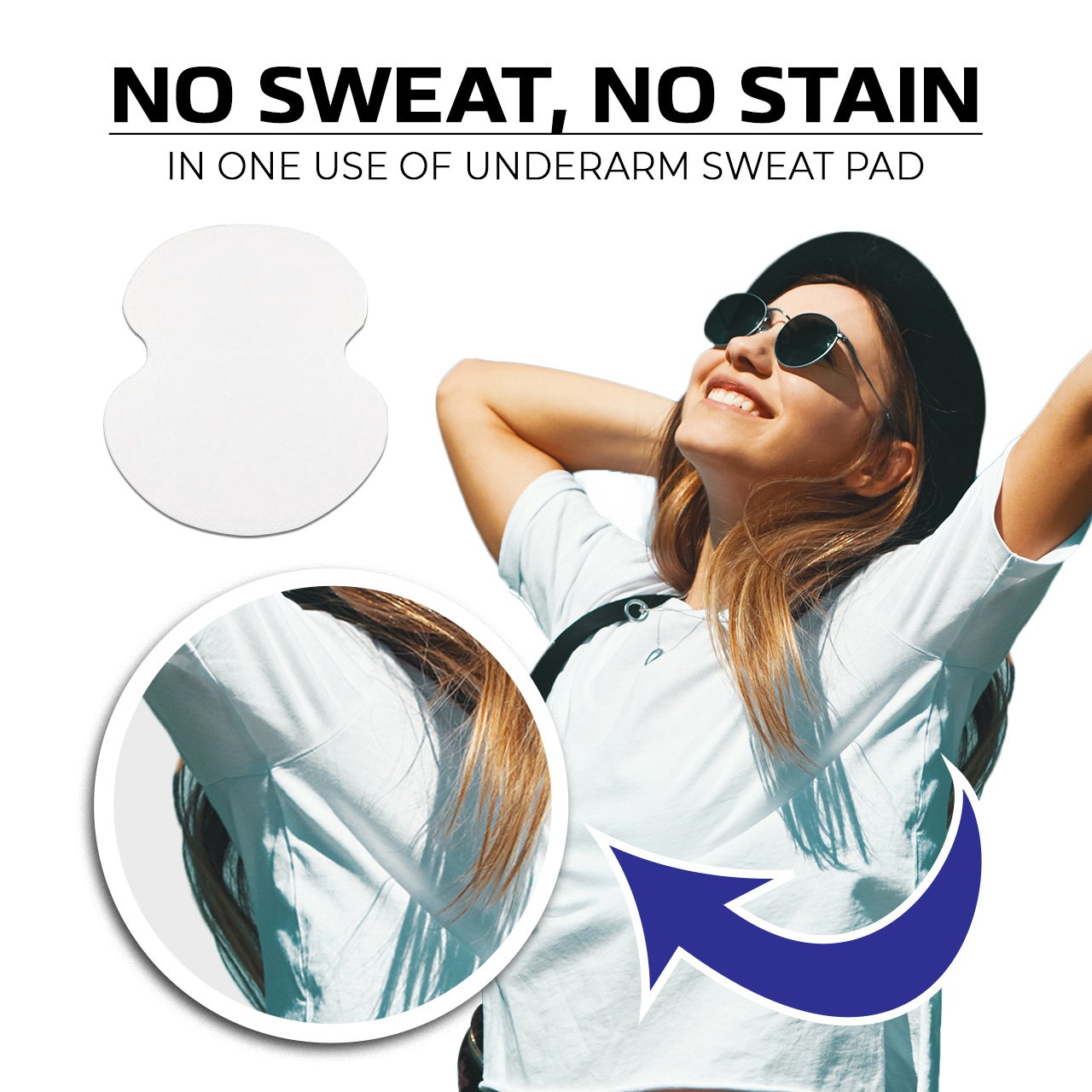 Leios Disposable Underarm Sweat Pad-Features