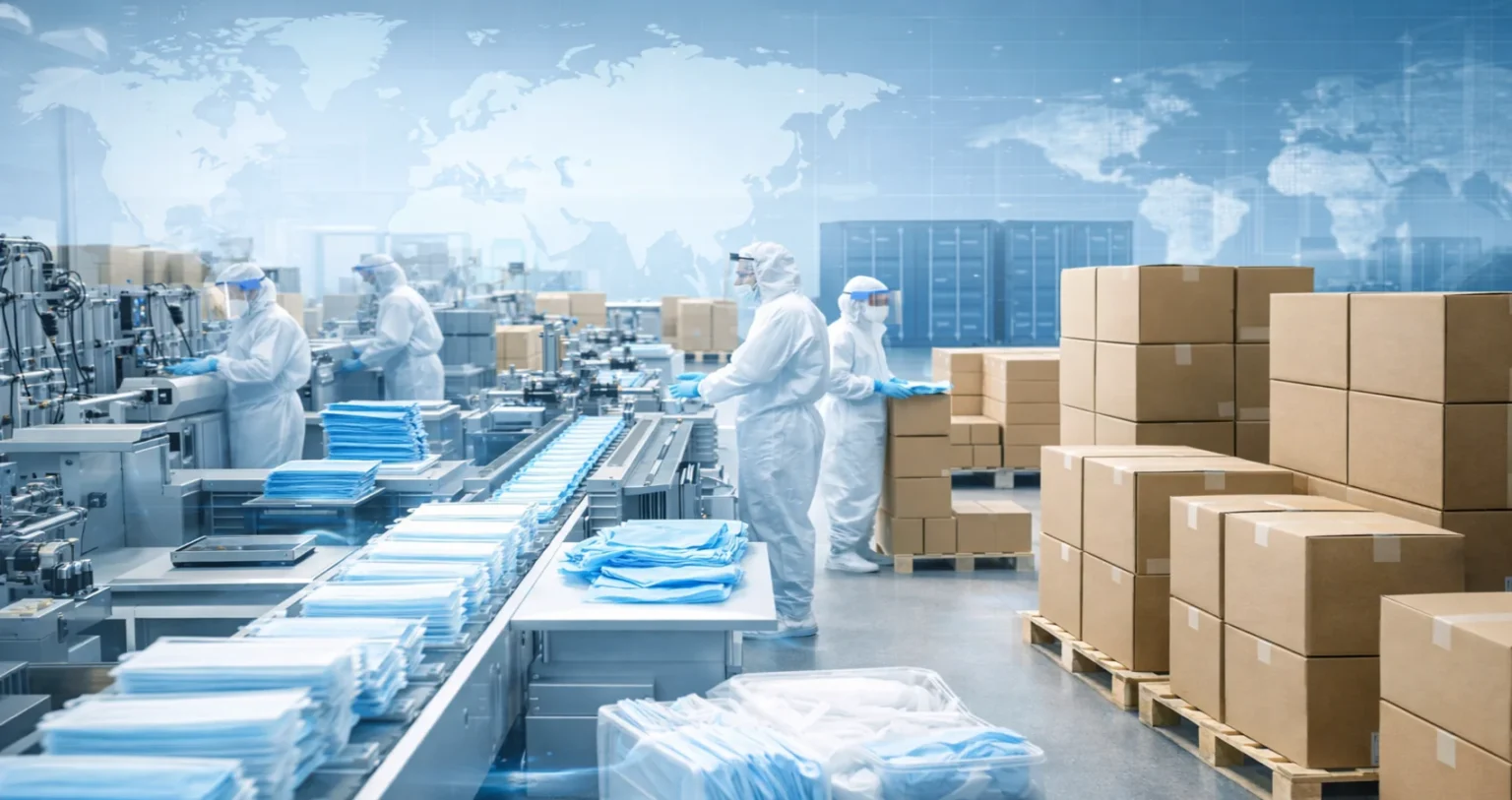 bulk supply of disposable medical products for global healthcare markets