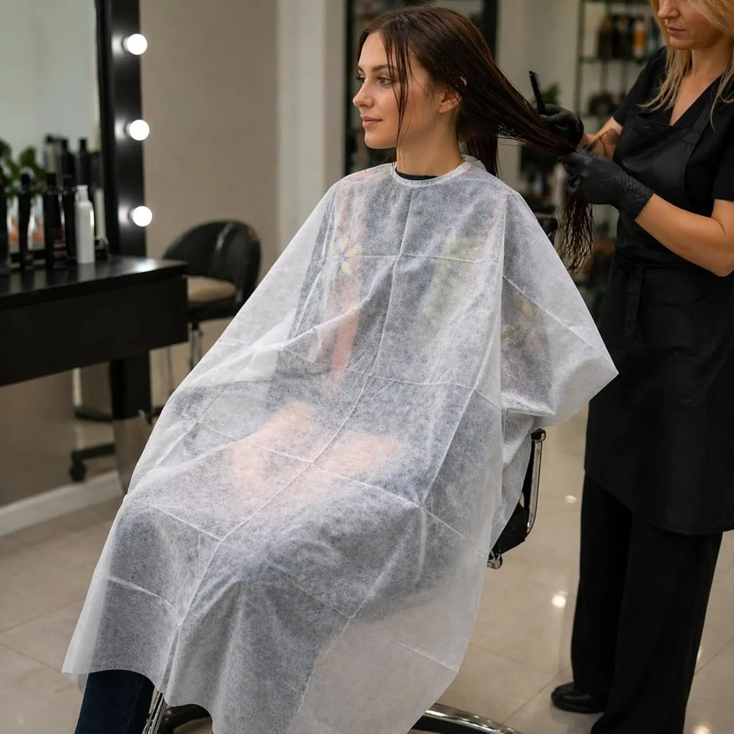 Disposable-Salon-Apron