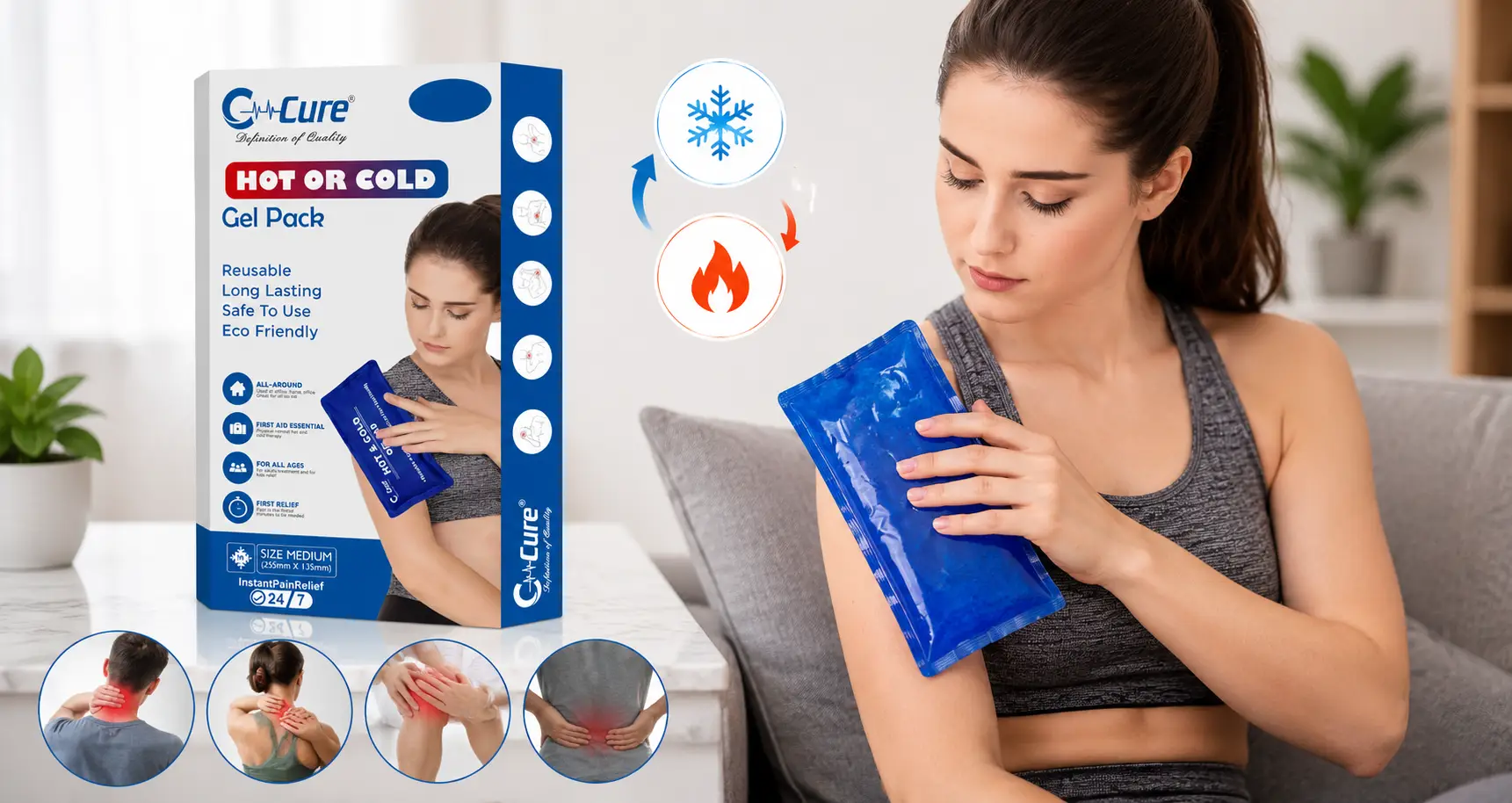Reusable Hot & Cold Gel Pack