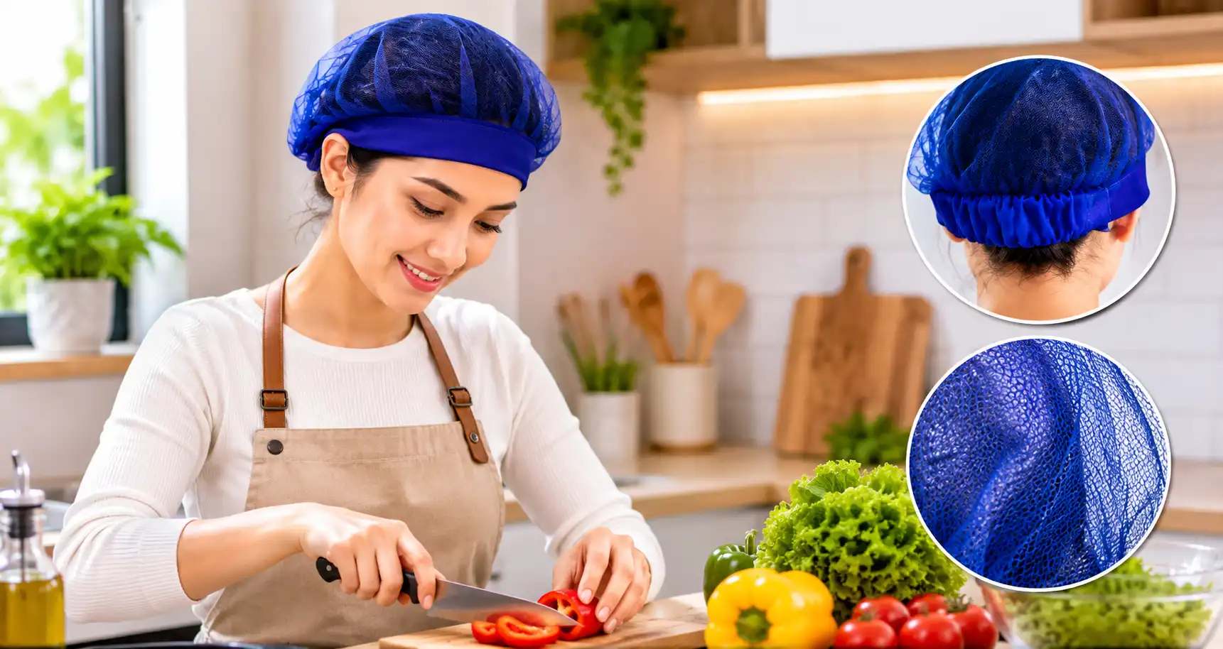 Reusable Nylon Hair Net Cap