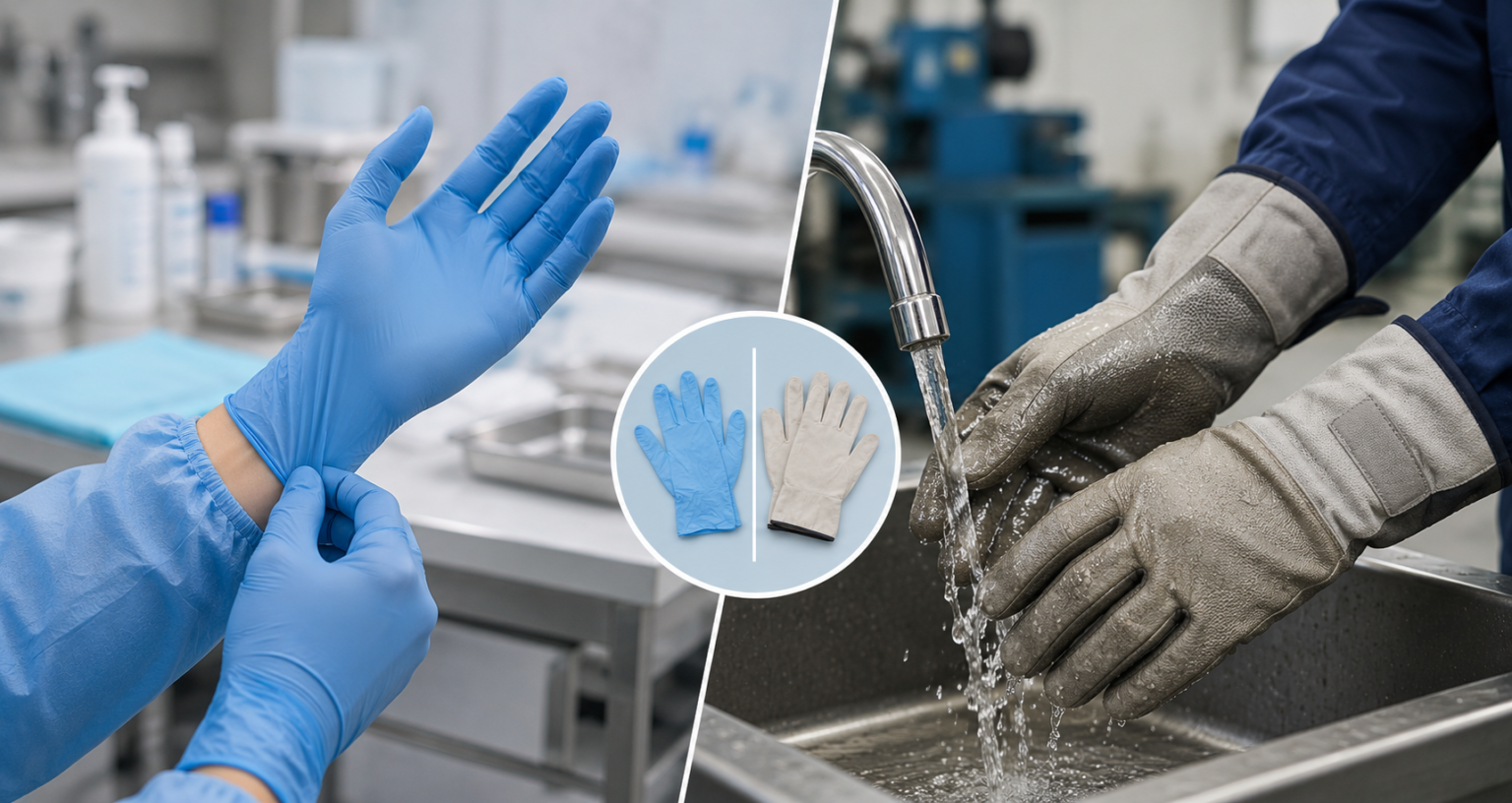 Disposable Hand Gloves vs Reusable Gloves